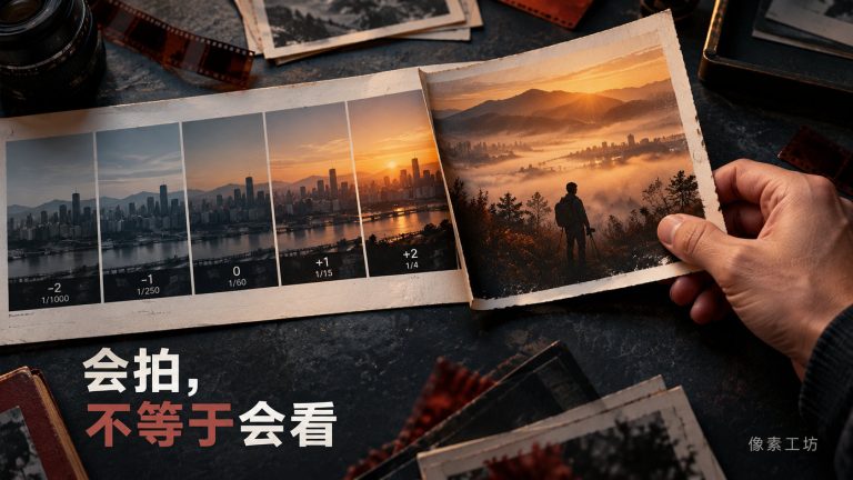 摄影参数不难，难的是审美！从拍摄、选片到复盘，把会拍练成有感觉